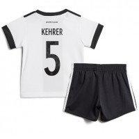 Germany Thilo Kehrer #5 Replica Home Minikit World Cup 2022 Short Sleeve (+ pants)
